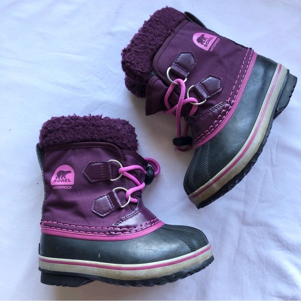 Sorel Girls Winter Snow Boots Size 10